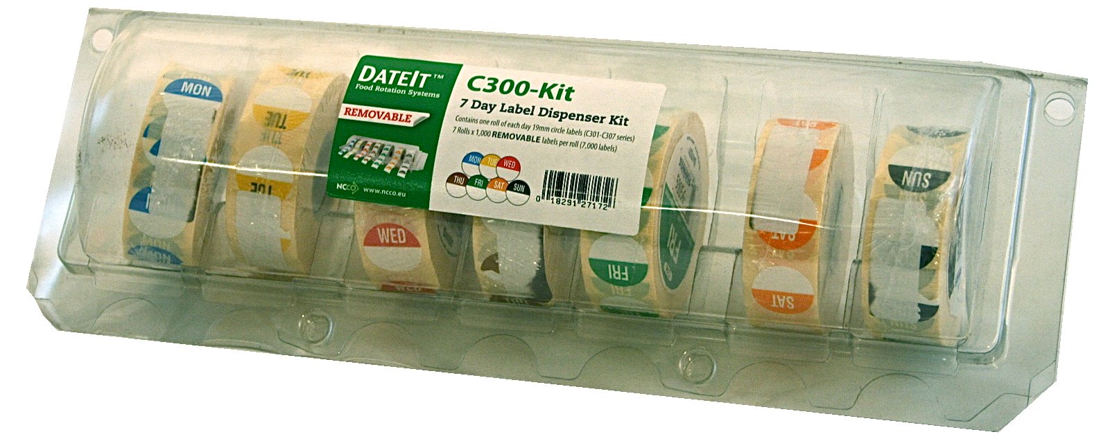 Thursday food hygiene label roll – 25mm day dot stickers for kitchen use