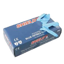 GD19 Blue Nitrile Gloves (Sml) 1x100