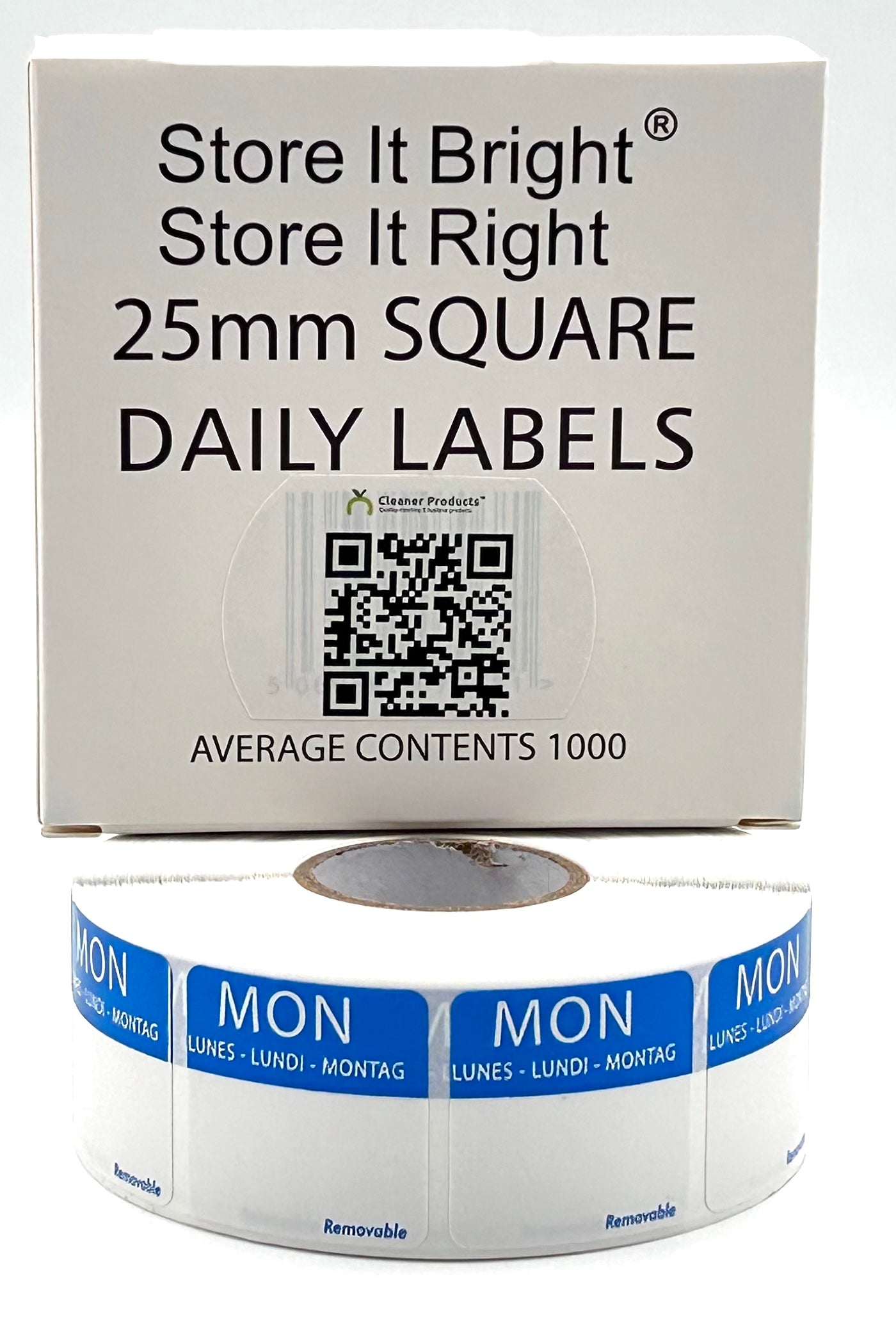 Monday Day Dot Single Day 1000 labels