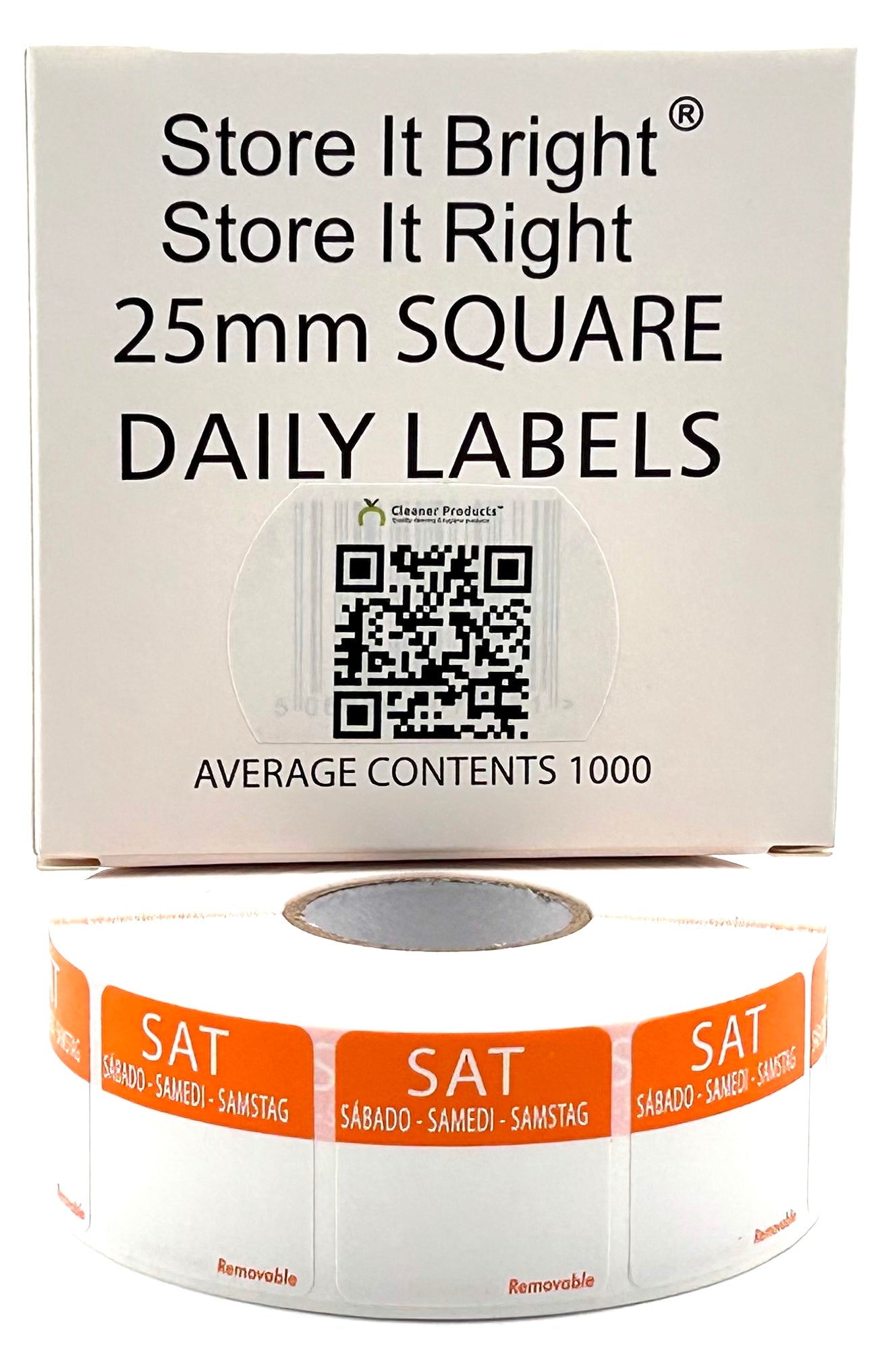 Saturday Day Dot Single Day 1000 labels