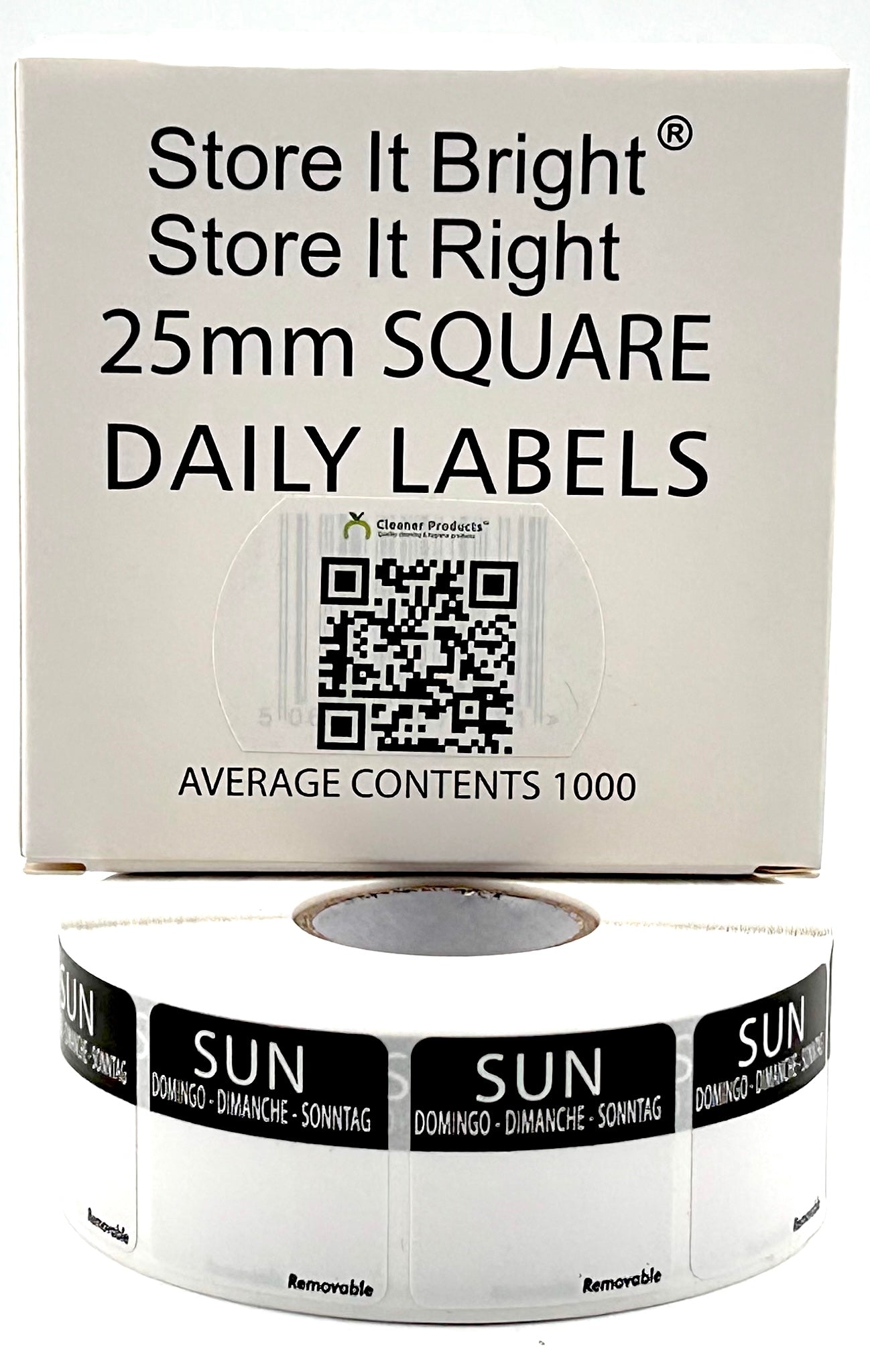 Sunday Day Dot Single Day 1000 labels