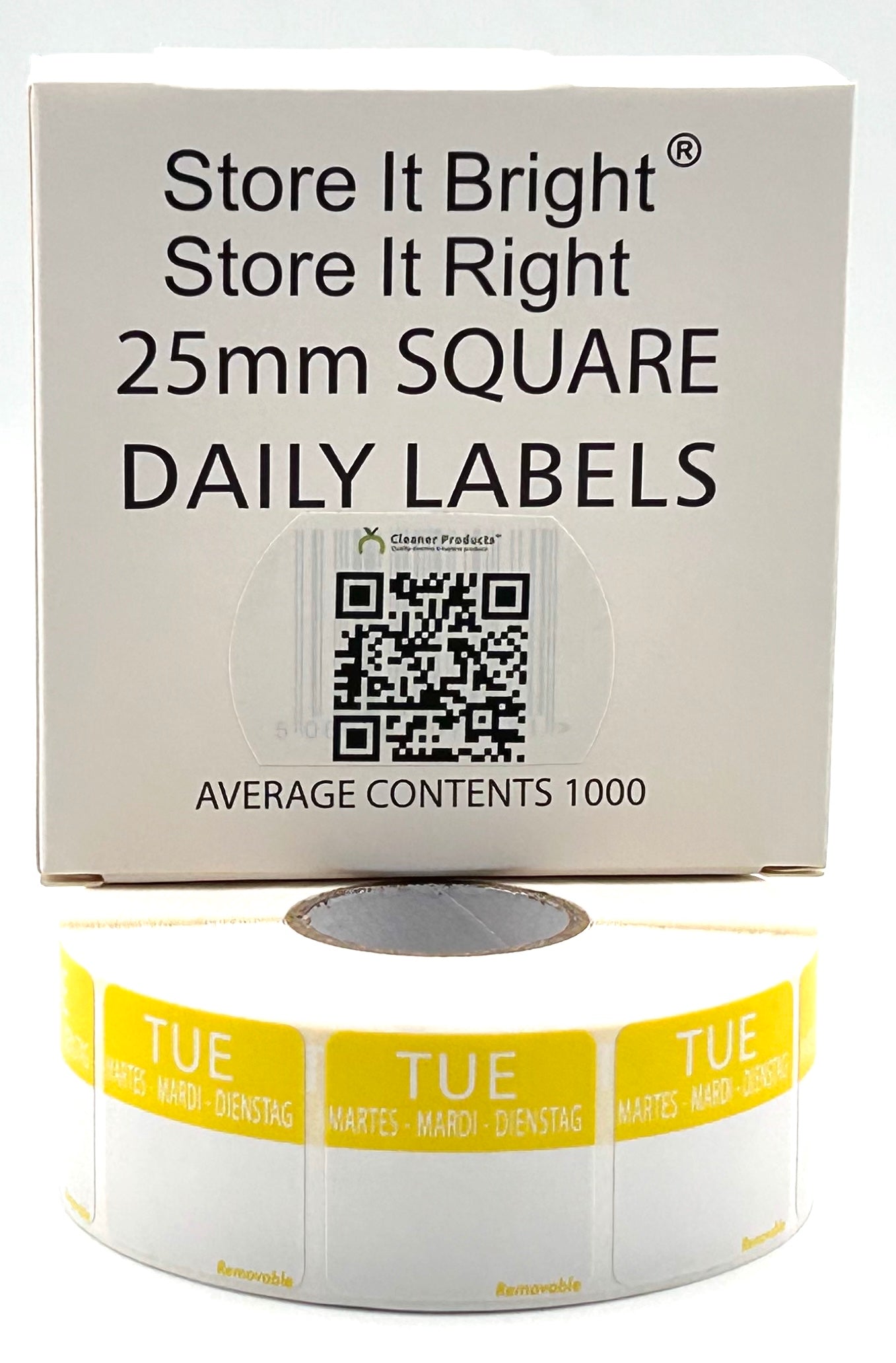 Tuesday Day Dot Single Day 1000 labels