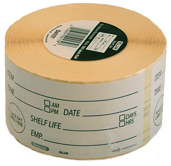 Date Labels RSL24R 1x500