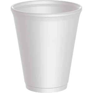 8oz White Coffee Cups 1x1000