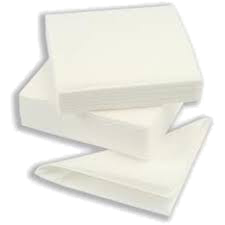 4044WH Air Laid Napkin White 40cm 1/4 fold 10x50