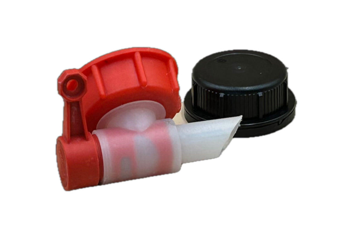 Cap and tap for 12.5ltr container